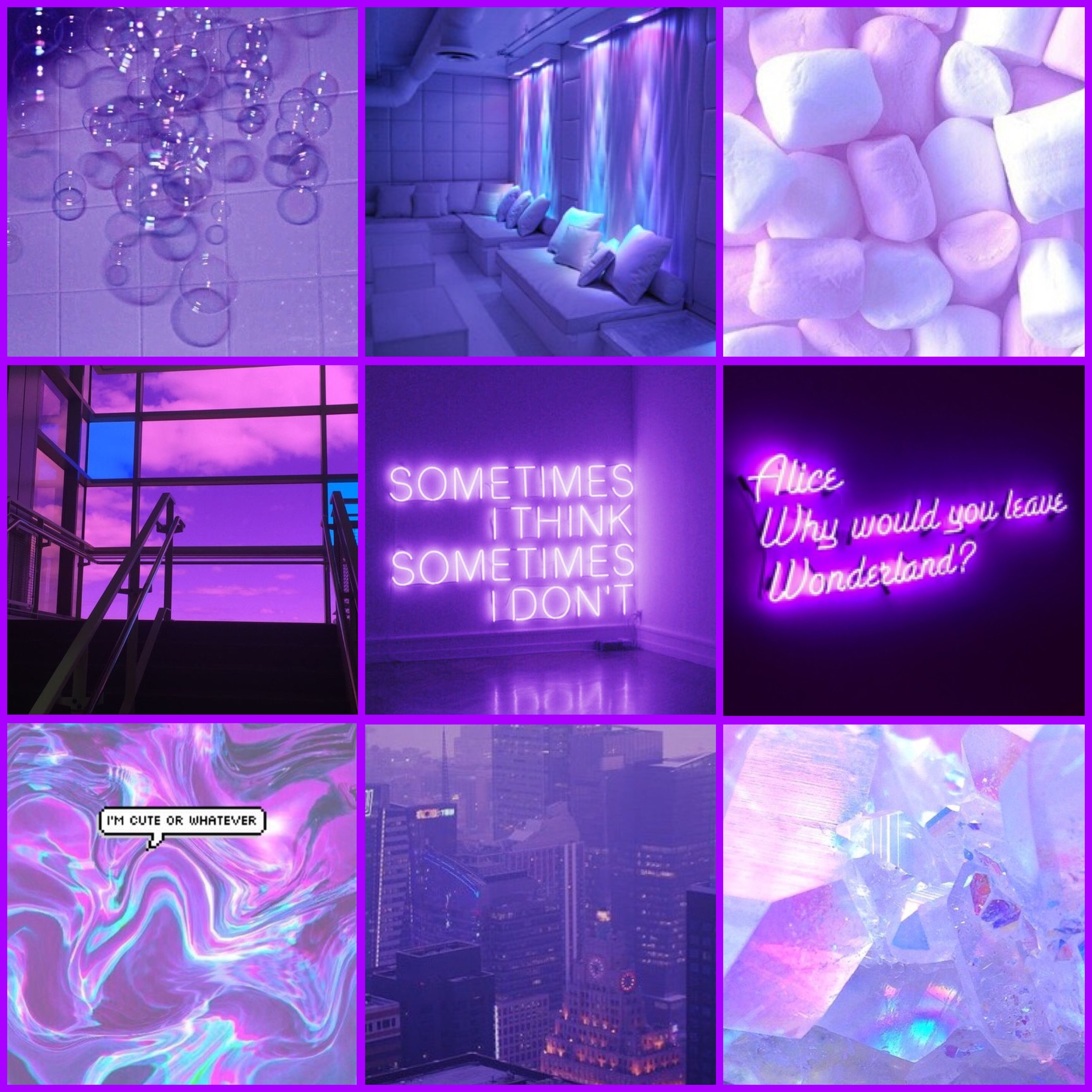 FreeToEdit aesthetic purple grid collage edit edits pic...