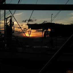 freetoedit sunset sailboat photography sleepy