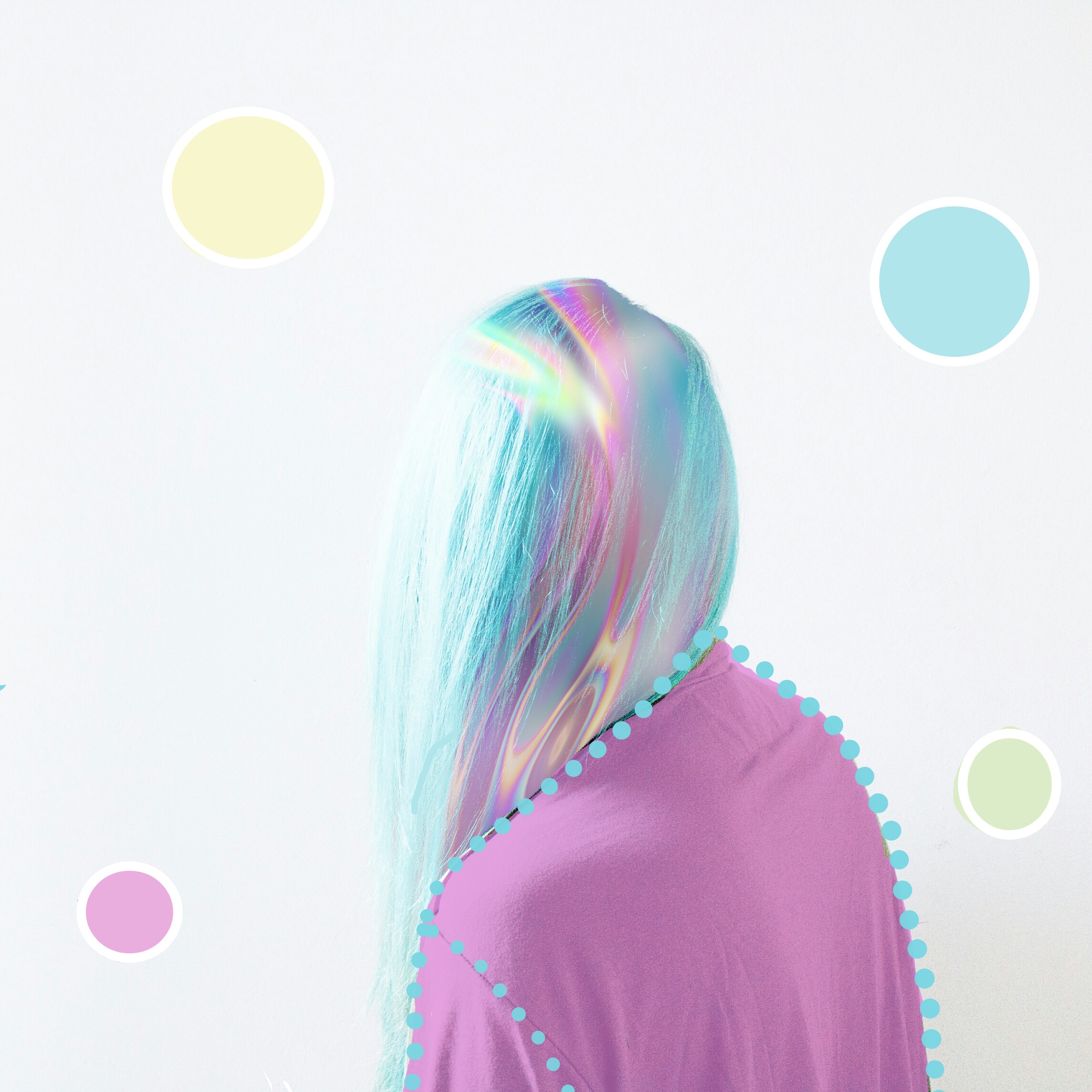 #FreeToEdit #holographicbackgrounds #opalescent #hair #colorcode